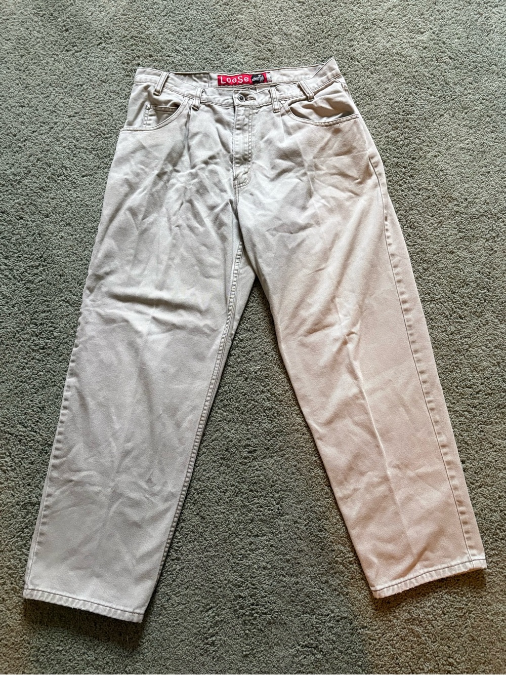 Vintage Levi’s Silvertab Loose Jeans Gray 90s Baggy Mens Size 34 Grunge Skater